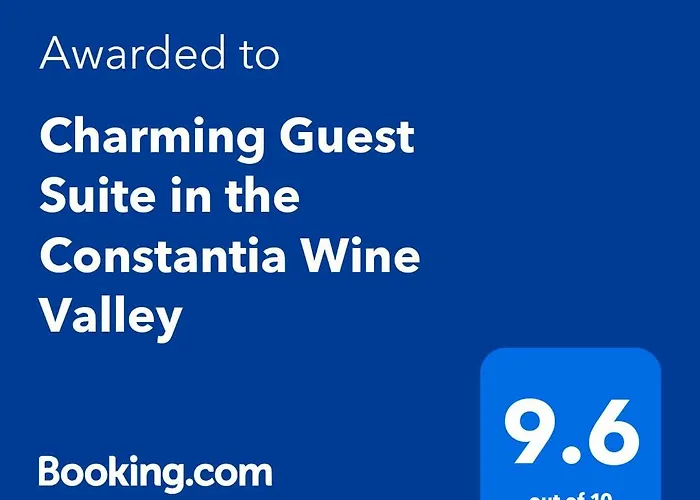 Charming Guest Suite In The Constantia Wine Valley